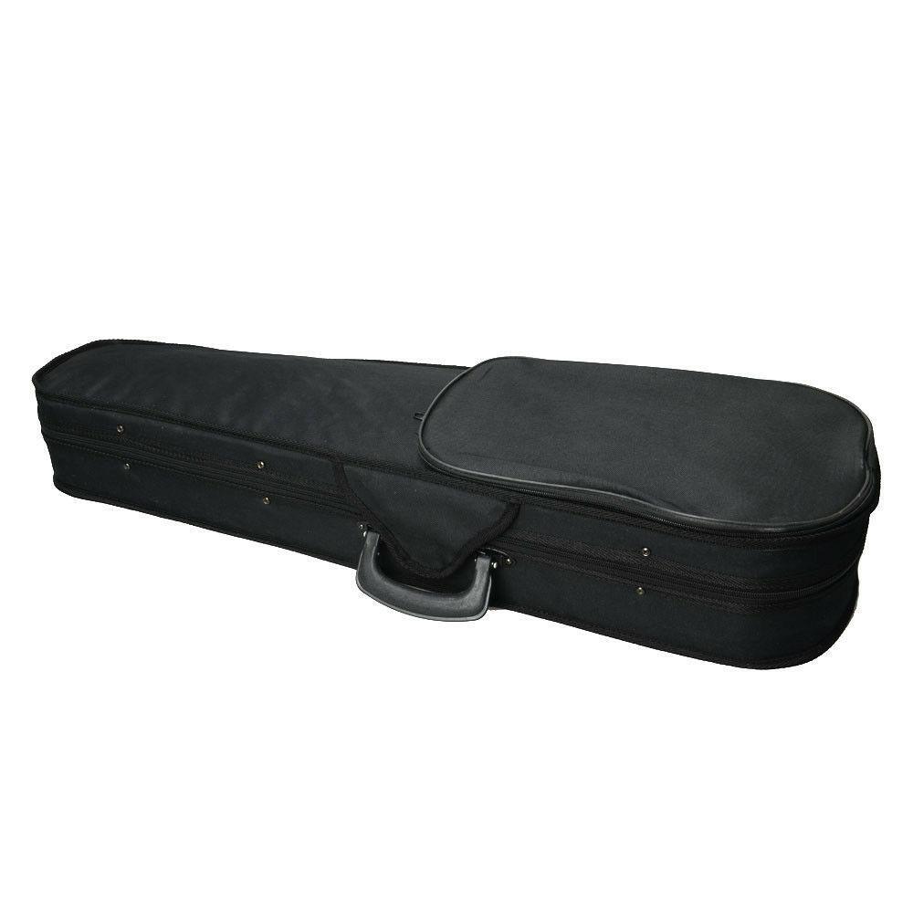 Durable Cloth Fluff Triangle Shape Case with Silver Gray Lining for 4/4 Size