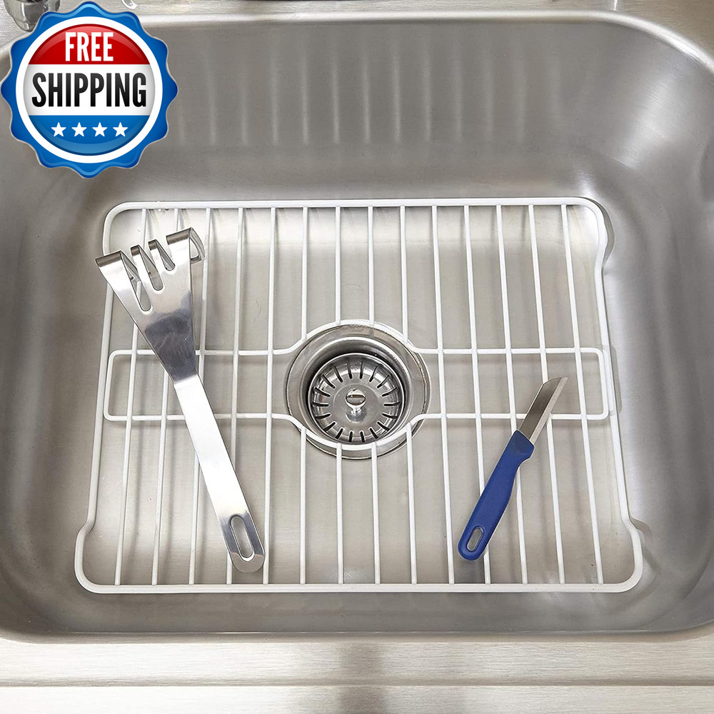 Small White Sink Protector