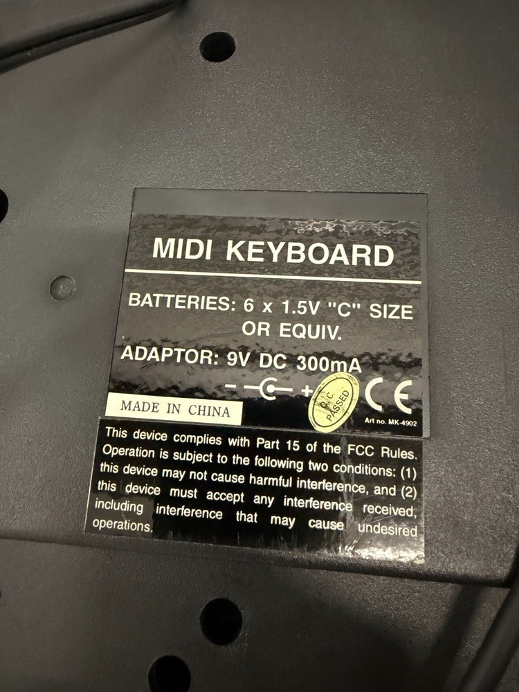 Kaysound MK-4902 Midi Keyboard Controller Tested and Works