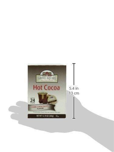 Grove Square Hot Cocoa Dark Chocolate, 24 Single Serve Cups