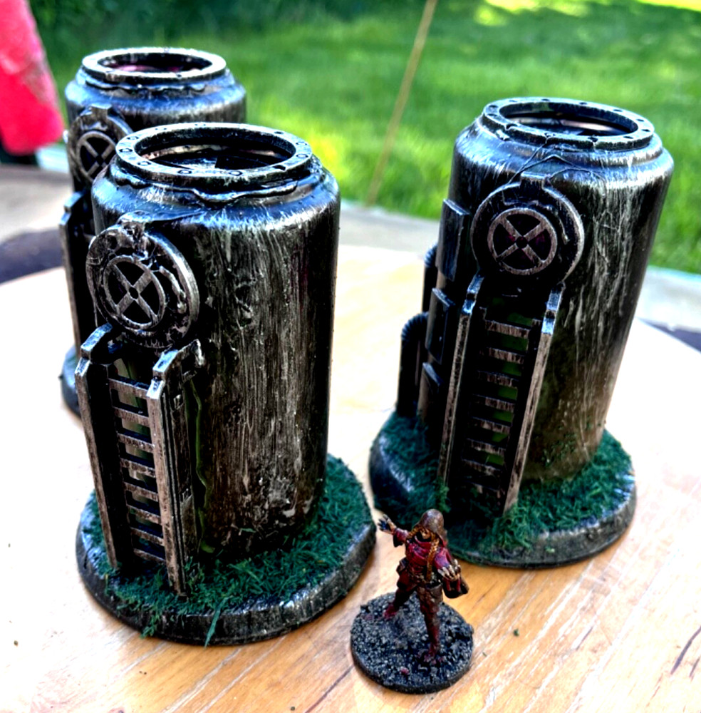 Sci-Fi Terrain pieces .28 – Tabletop Gaming scratch built. t