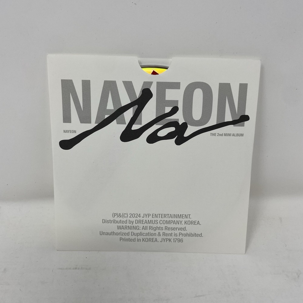 Twice Nayeon 2nd Mini Album 'Na' C Version (Red) - SIGNED Insert - SHIPS TODAY