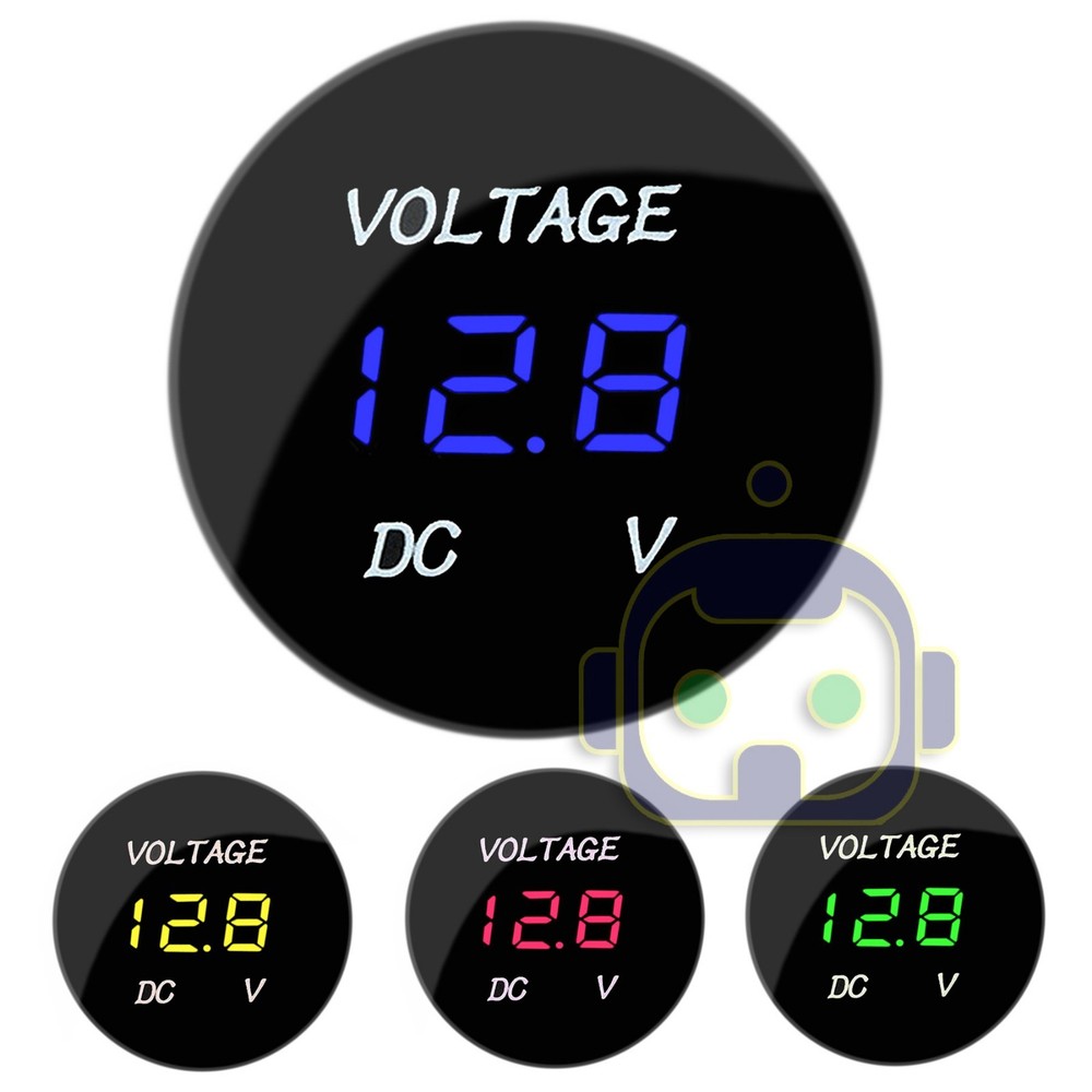 DC 12V-24V RED LED Panel Digital Voltage Meter Display Voltmeter Car Motorcycle
