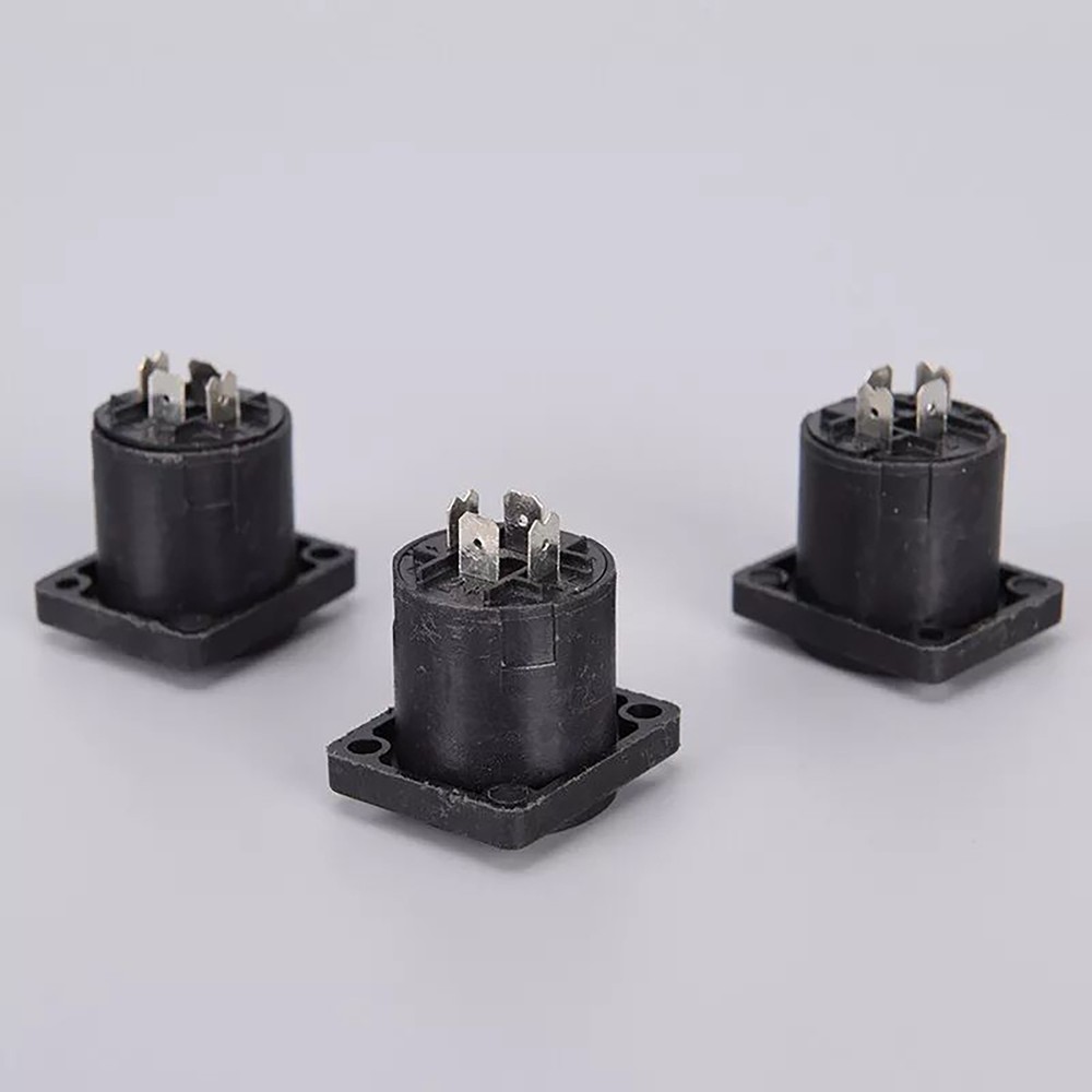 10x Speakon 4-Pin Female Jack Compatible Audio Cable Panel Socket Connector