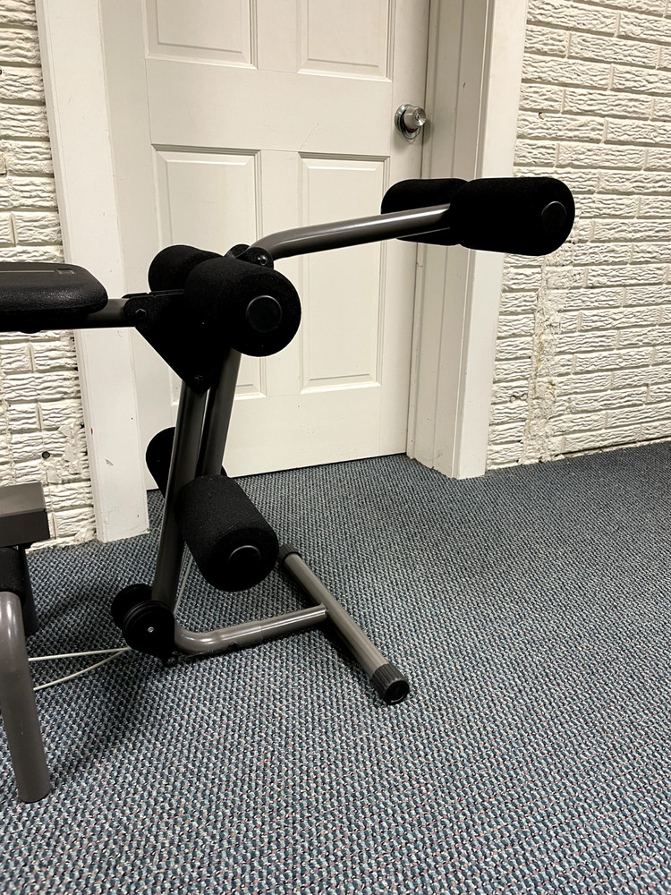 Bowflex home gym system with leg workout extension