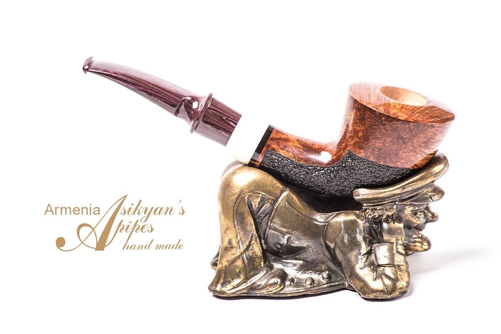 Asikyan Pipe#417/24 Dublin Smooth\Rusticated Hand Made