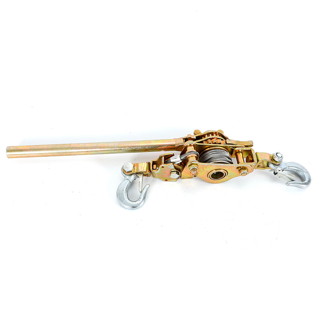 2 Ton Hand Puller Heavy Duty Winch Pull Hoist Come Along Cable Double Hook Cable