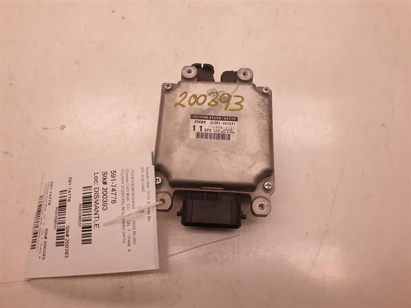 2015 LEXUS RC350 POWER STEERING CONTROL MODULE ECM ASSEMBLY