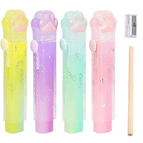 Eraser Set for Elementary School Students: High-Performance, Cute Animal Eraser