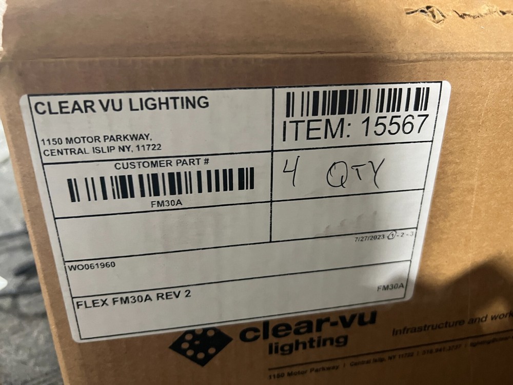 (Box of 4) FLEX SLS FM30A Temporary Construction LED Lighting System 15567