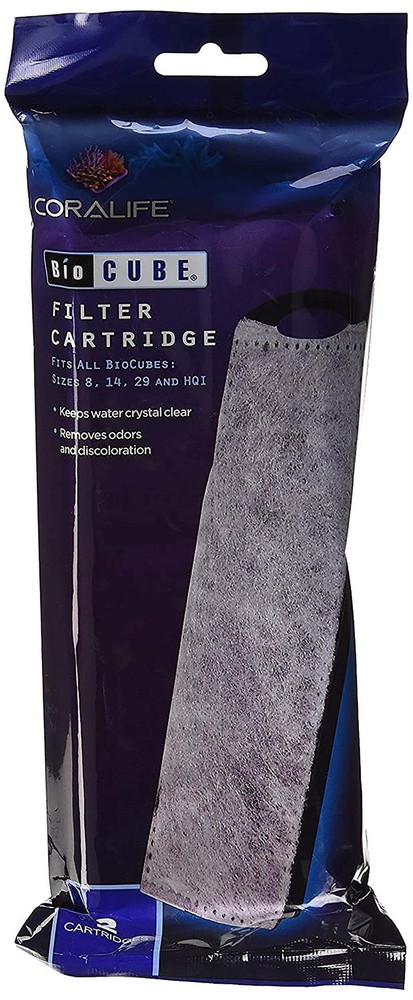 2 Pack Aquarium Filter Cartridges Replacement BioCube Water Filter