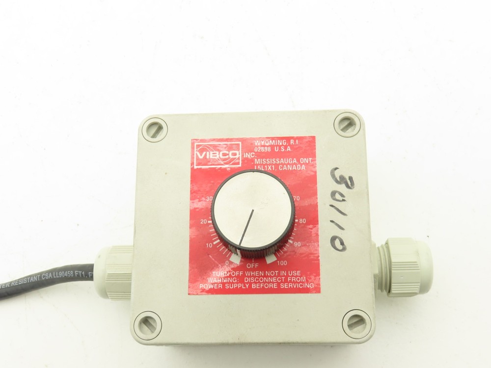 Vibco SCR-100 Electric Vibrator Variable Speed Controller 120V