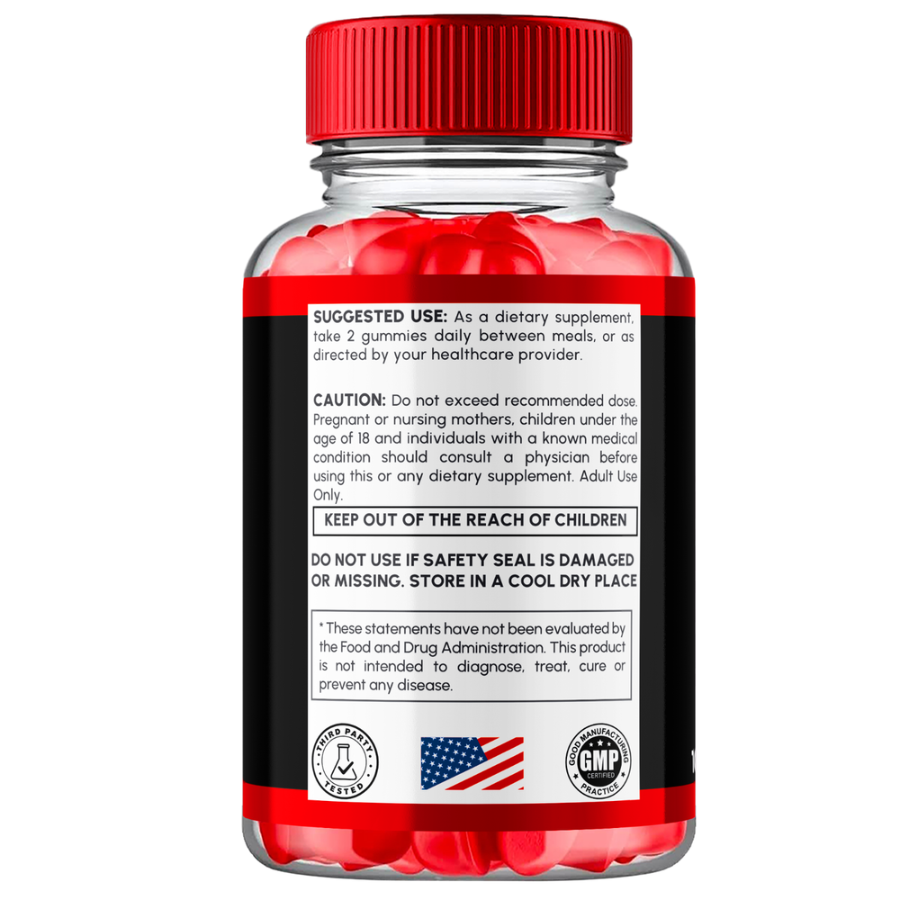 (3 Pack) Alpha Bites Male Gummies Advanced Performance and Stamina (180 Gummies)
