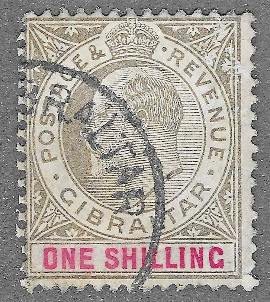 Gibraltar (1904) - Scott # 57a,   Used