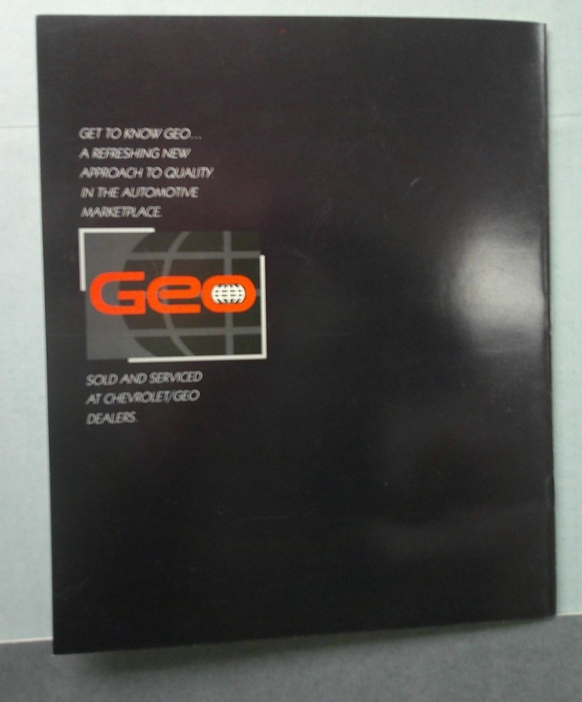 1990 Geo Sales Catalog