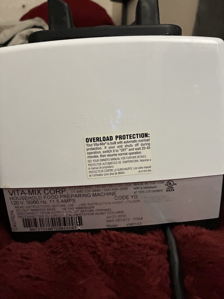 vitamix vm0103 5200 variable speed blender