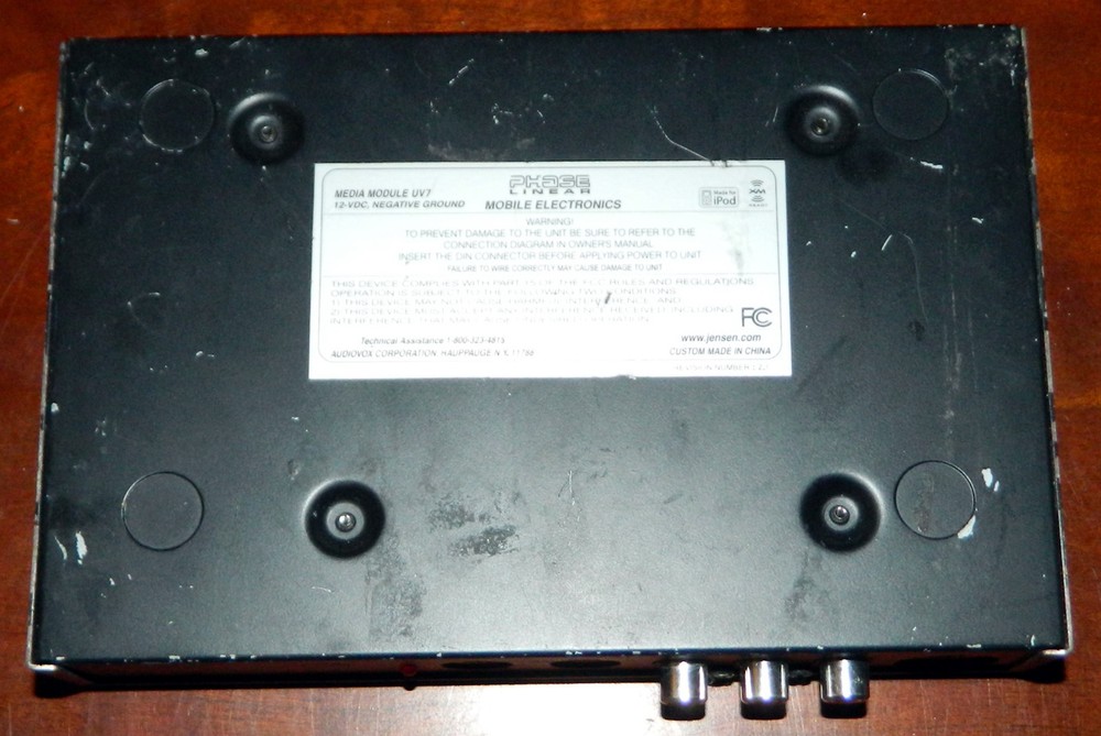 PHASE LINEAR XM IPOD MEDIA MODULE UV7 MOBILE ELECTRONICS