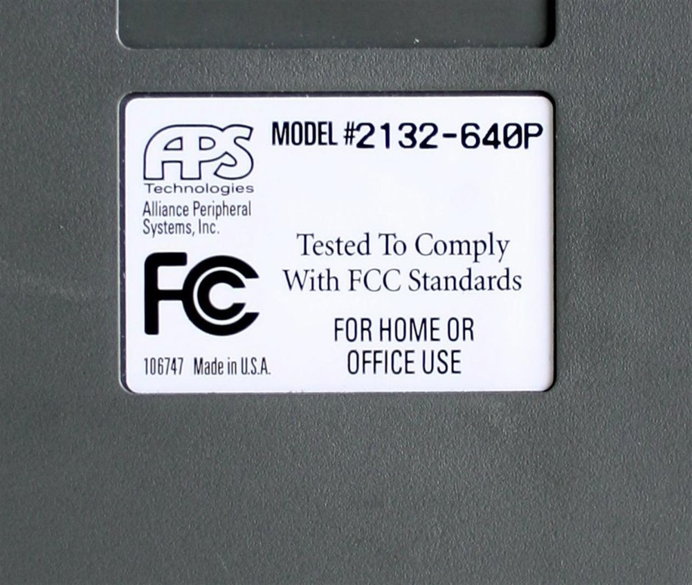 APS External Drive, model 2132-640P