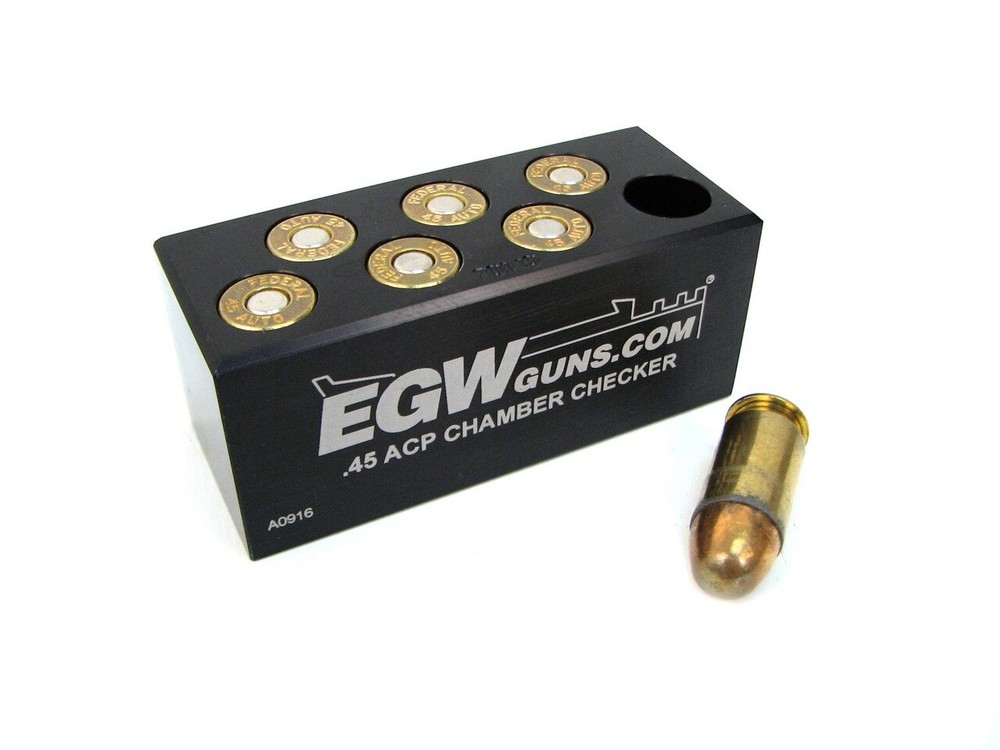 Evolution Gun Works Case Gauge Ammo Checker .45 ACP 7-hole