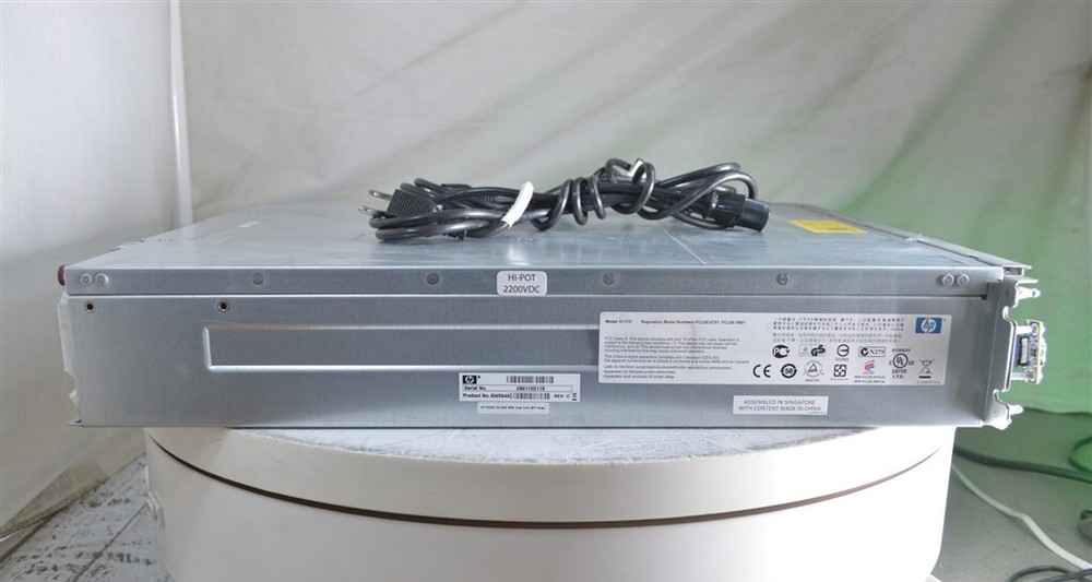 HP P2000 G3 AW594A SAS Dual Controller SFF Modular Smart Array SEE NOTES