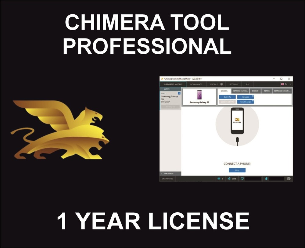 Chimera Tool Professional, Time Pack, 1 Year Activation