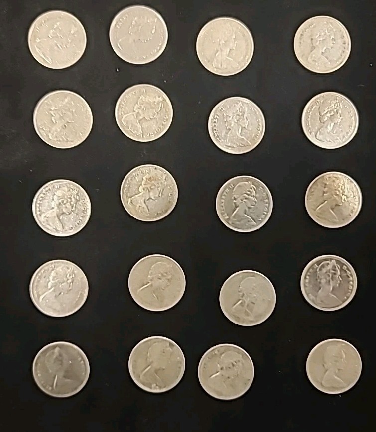 🇨🇦 1968 Canada 10 cent Silver dimes LOT of 20