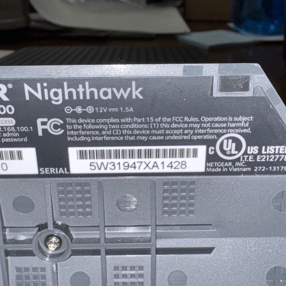 Nether CM1200 Nighthawk Cable Modem