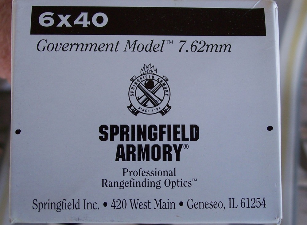 Springfield Armory 6x Sniper Scope .308 MIB