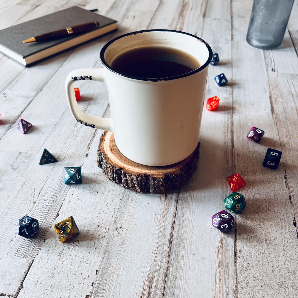 Dungeons and Dragons Real Wood Rogue DnD Coaster | DnD Accessories