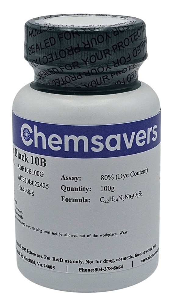Amido Black 10B, 80% (Dye Content), 100g