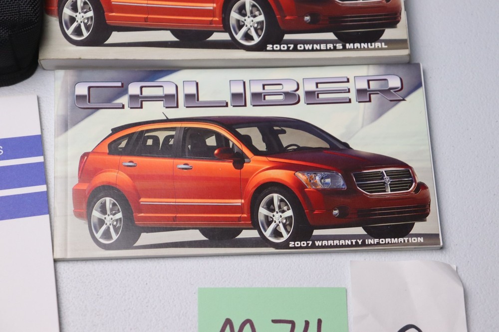 2007 Dodge Caliber Owner's Manual OEM Factory Complete Guide Set