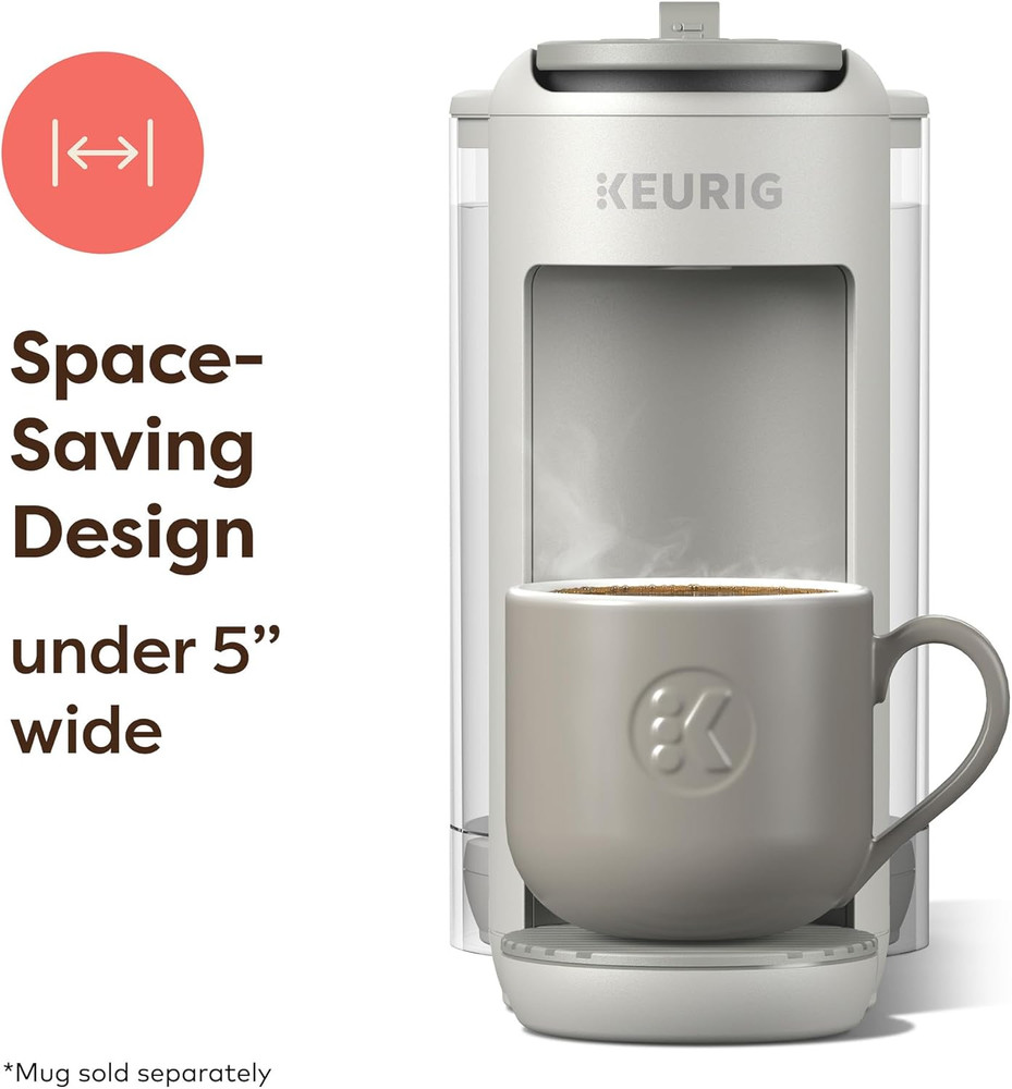 K-Mini Mate plus Single-Serve K-Cup Pod Coffee Maker, Compact, 3 Cup Sizes, Brew