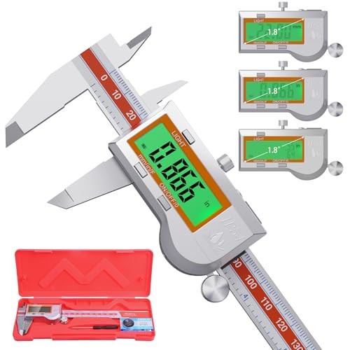 Digital Caliper Measuring Tool, Stainless Steel Digital Micrometer Vernier