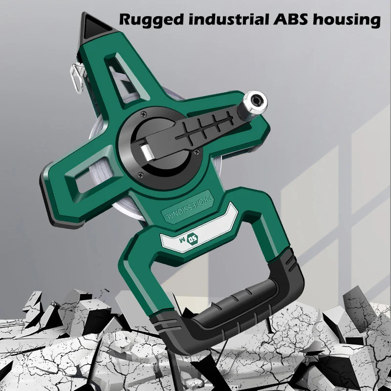 30/50/100-meter Tape Measure Ground-insertable Portable Handheld Measuring Tool