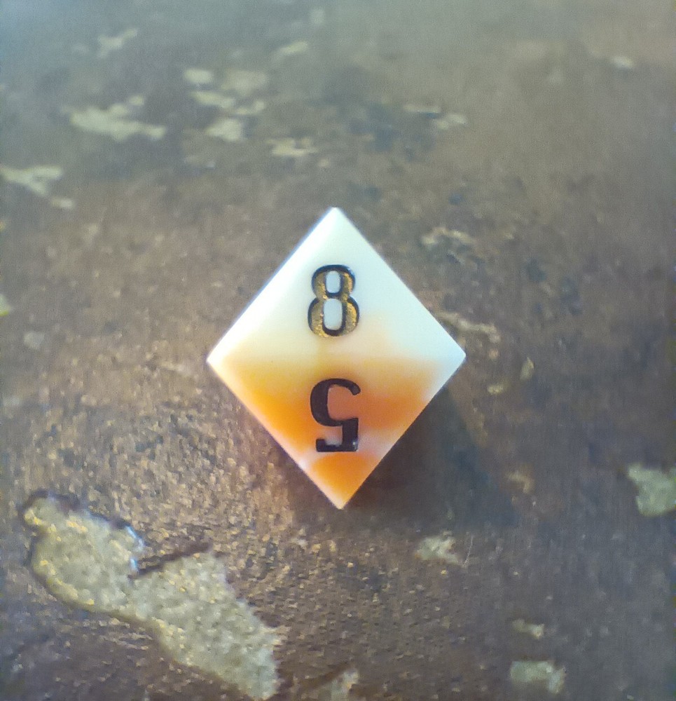 Sharp Edge 9pc Dice Set Candy Corn INTERSTELLAR DICE D2 D4 D6 D8 D10 D% D12 2D20