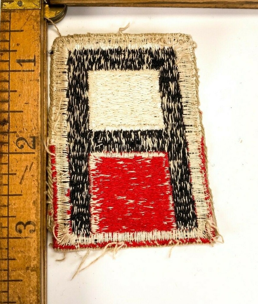 WW2 Era US First Army Cut Edge Embroidered Patch