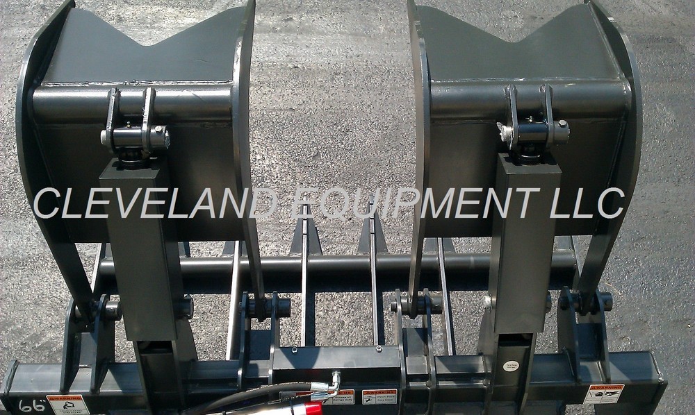 NEW 84" ROOT GRAPPLE ATTACHMENT Skid Steer Loader Rake Brush Wacker Neuson Volvo