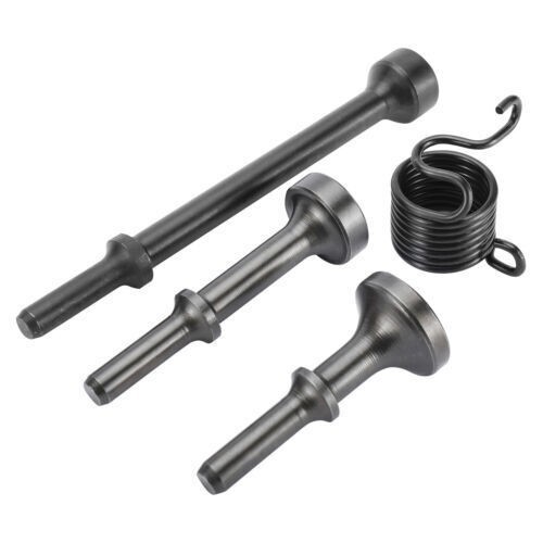 4Pcs Smoothing Air Hammer Bits Pneumatic Chisel Bits Tools Kit with Spring