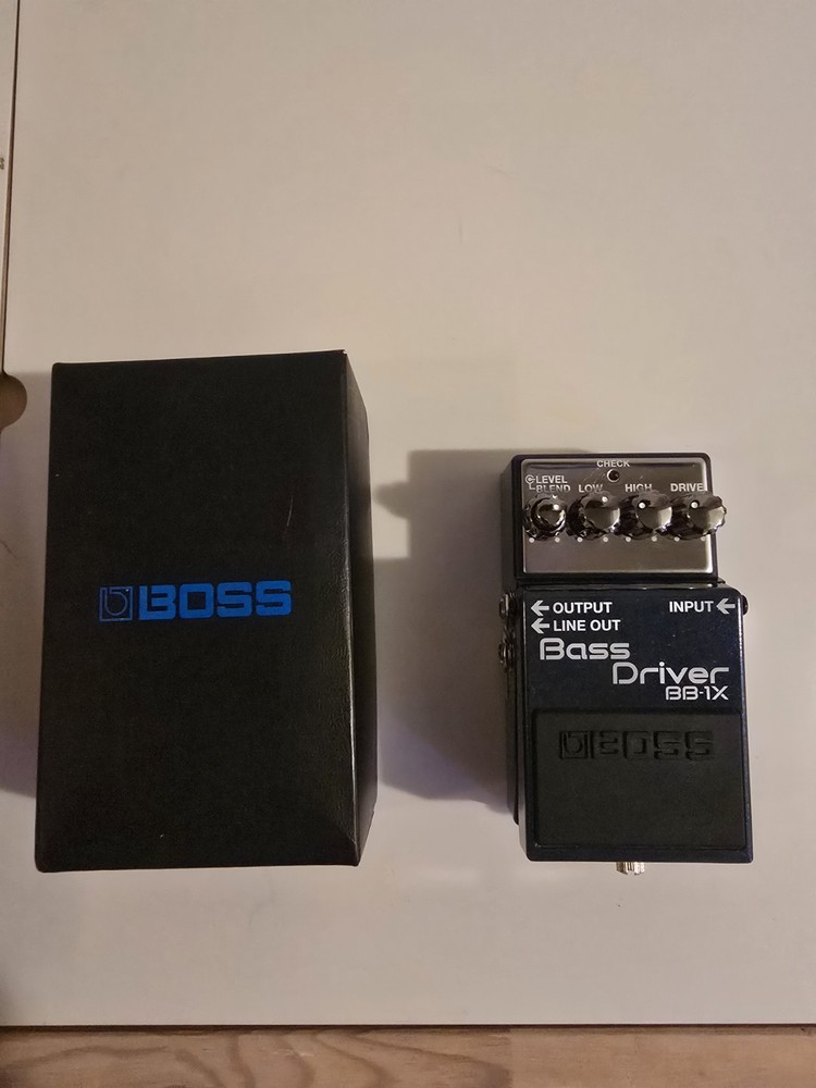 Boss BB-1X Bass Driver Bass Effects Pedal Complete In Box