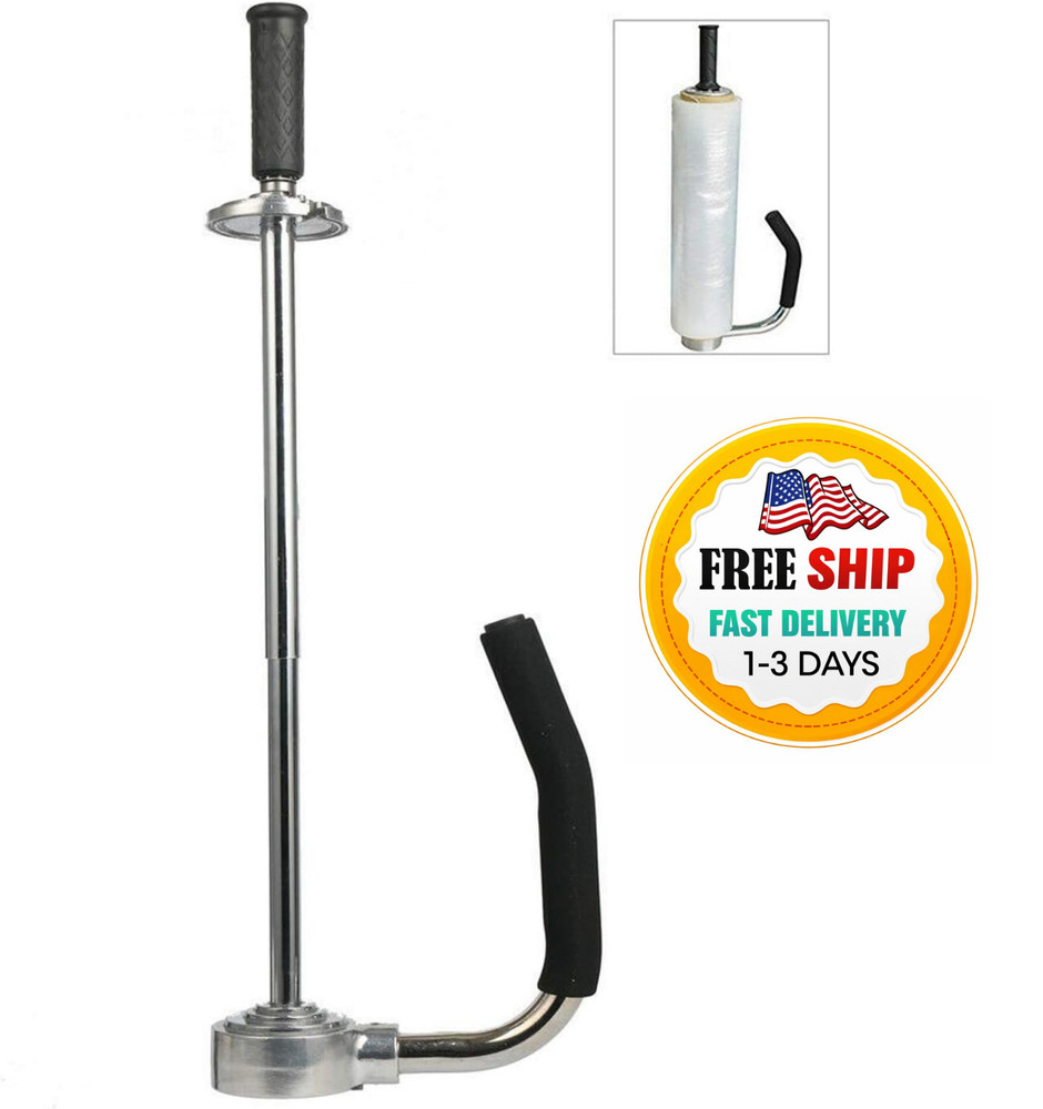 Stretch Film Packaging Machine Dispenser Holder, Adjustable Height Between 12-20