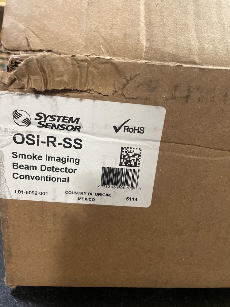 System Sensor OSI-R-SS Reflected Type Beam Smoke Detector 4-Wire New in Box