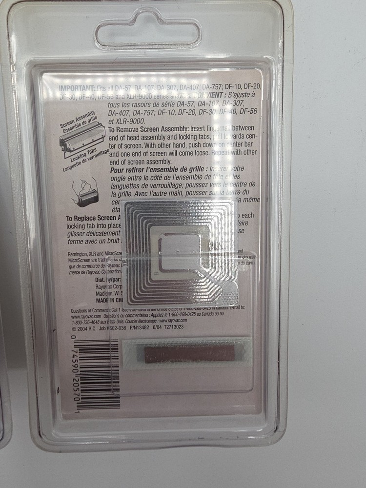 3 PACK Remington Microscreen 2 Replacement Screen SP-61 Shaver Parts