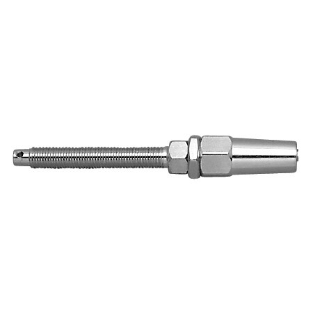STAINLESS QUICK ATTACH STUD UNF, RH 1/2" X 1/4", 316 SS