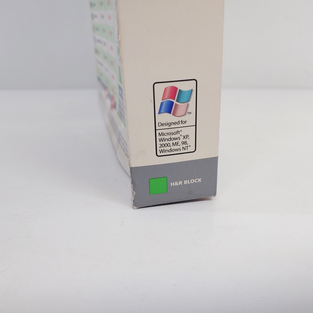 Vintage H&R Block Deduction Pro PC 2003 Software Program New