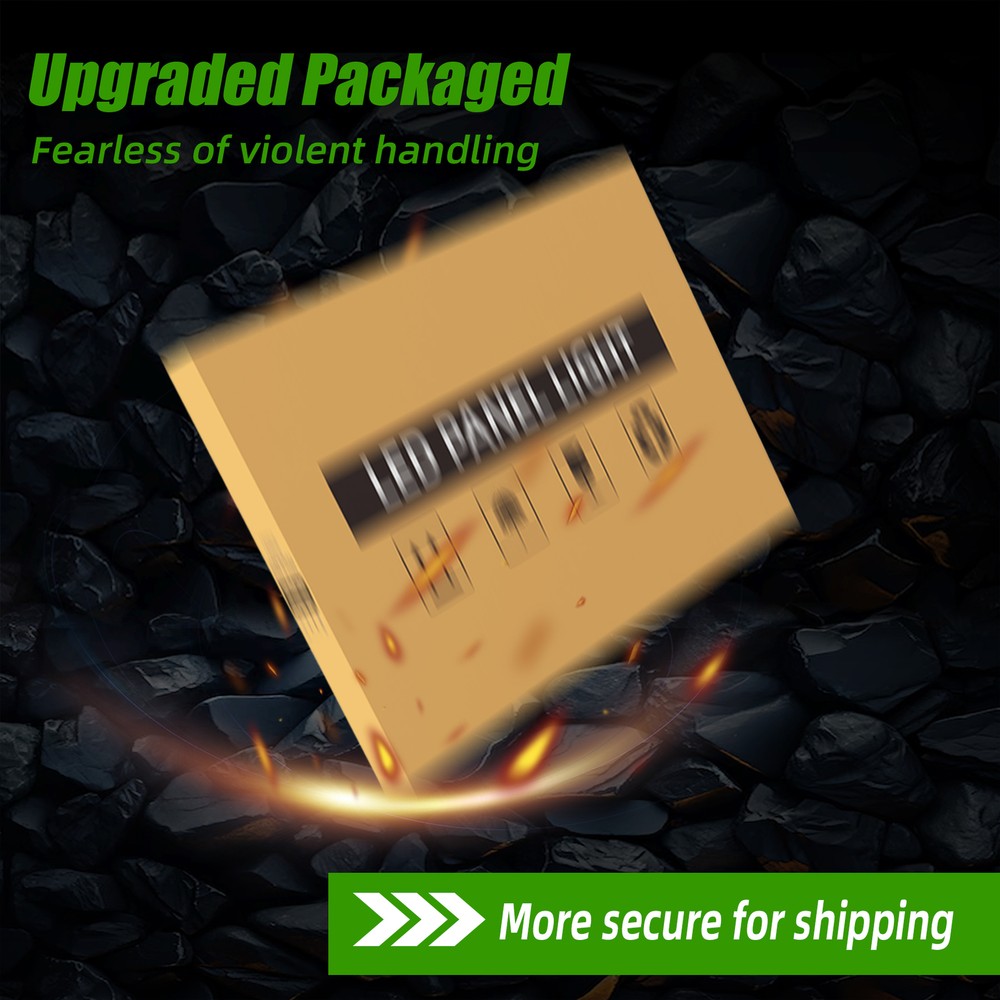 6Pack 2X2FT LED Flat Panel Light 45W Drop Ceiling Troffer Office Lamp 5000KWhite