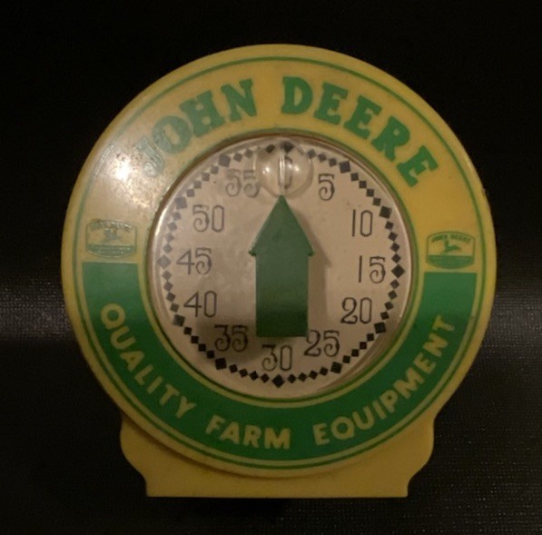 John Deere Kitchen timer, Quality Farm Equipment works