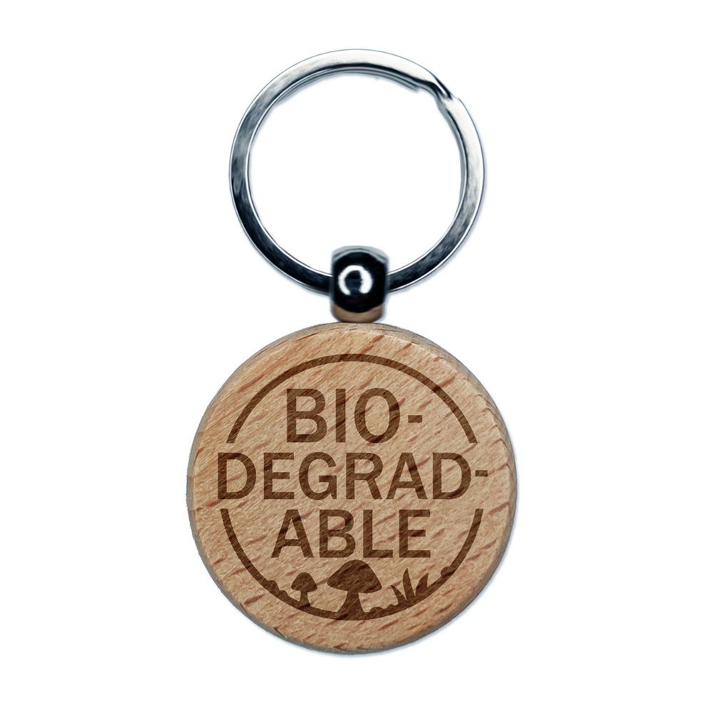 Biodegradable Label Sustainable Compostable Environmentally Friendly Mushroom