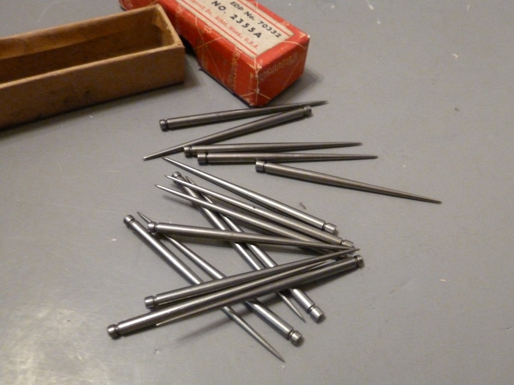 STARRETT POCKET SCRIPER POINTS #70A --- 16 COUNT