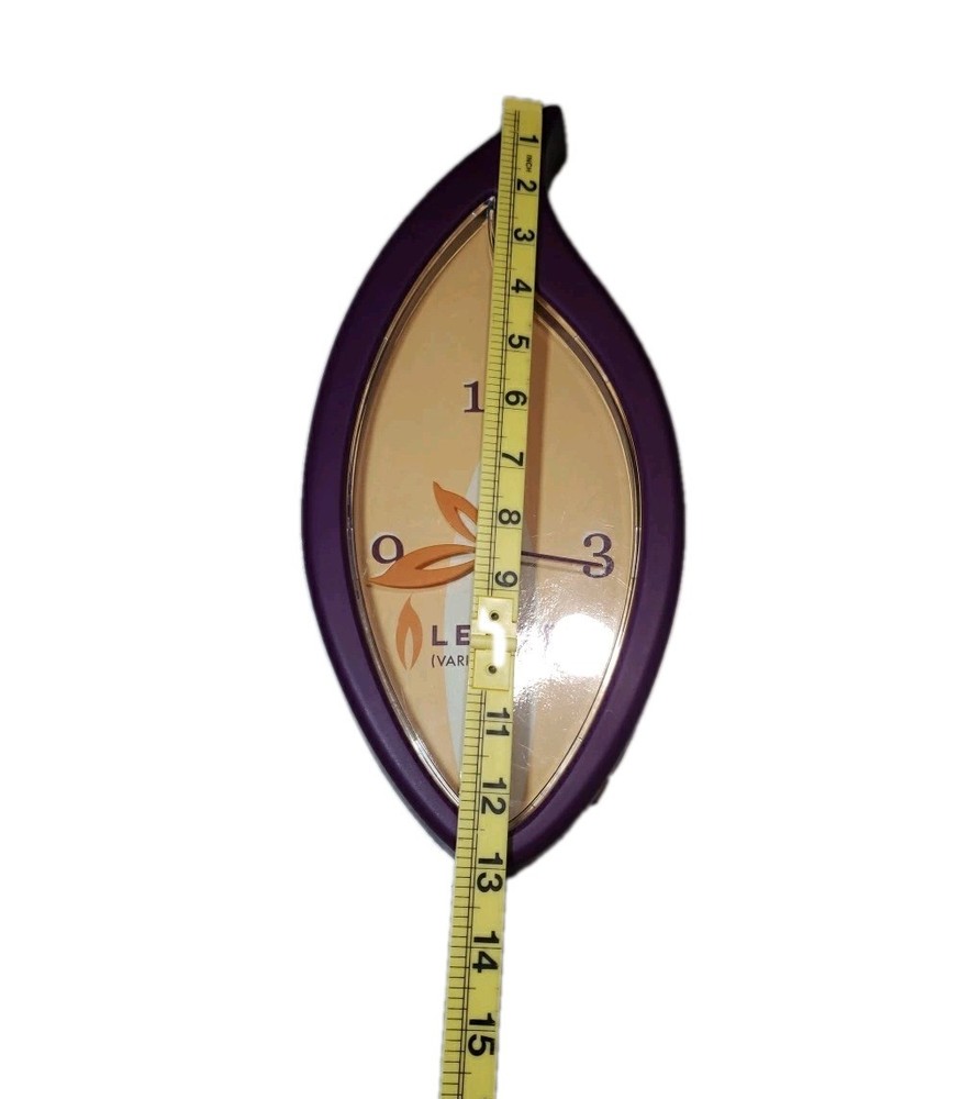 Levitra Pharmacutical Advertising Clock Purple Orange Works