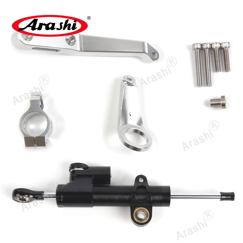 Arashi Steering Damper Stabilizer Bracket Mount Kit For Honda CBR954RR 2002 2003